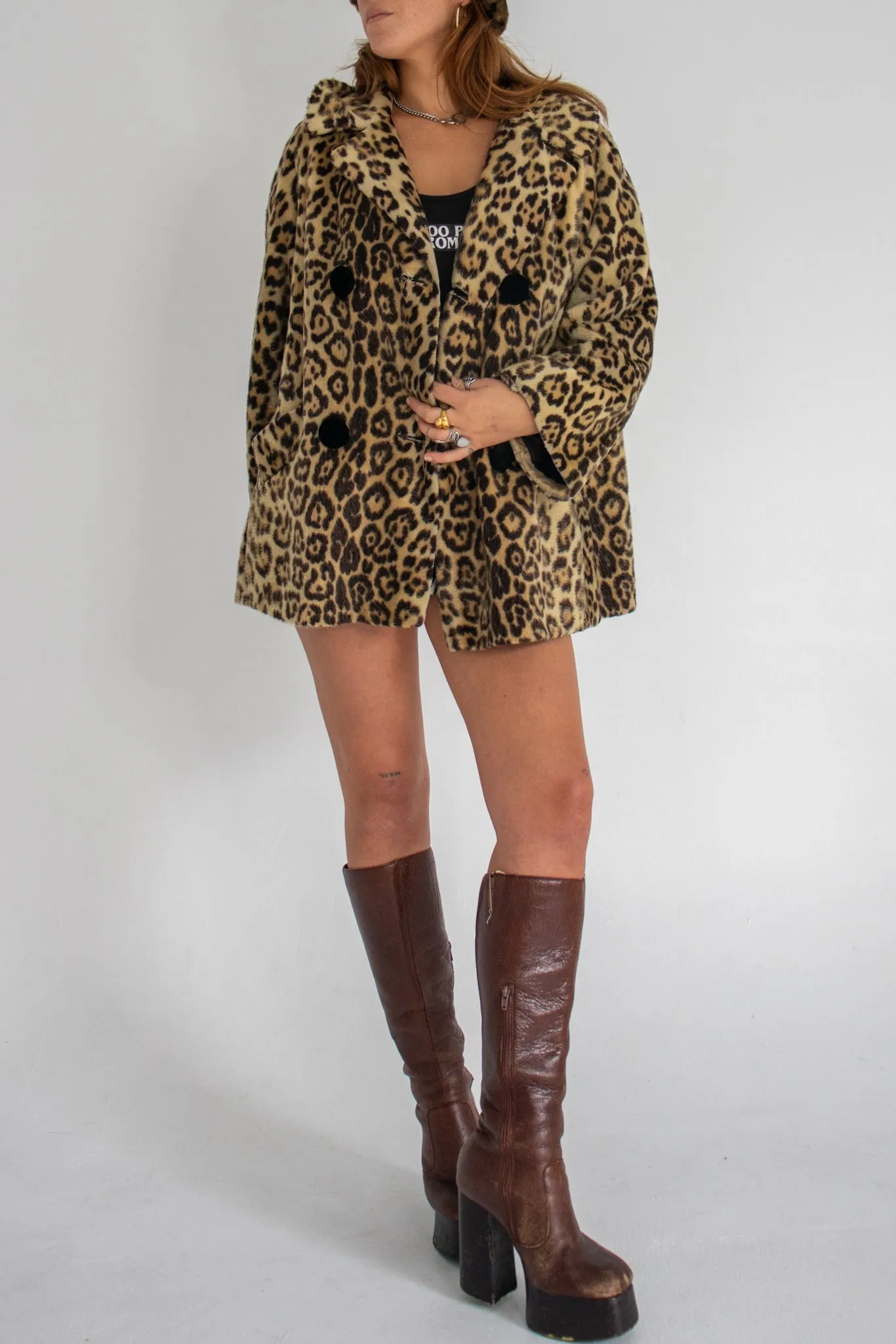 70s Cheetah Print Coat