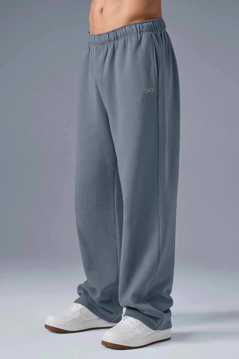 Accolade Straight Leg Sweatpant - Steel Grey