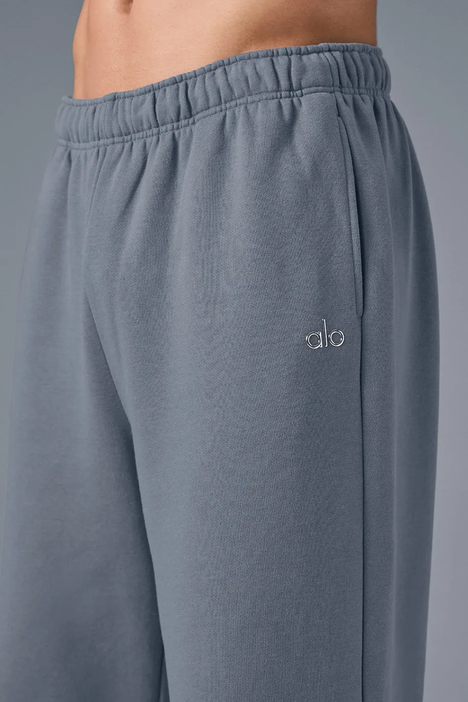 Accolade Straight Leg Sweatpant - Steel Grey