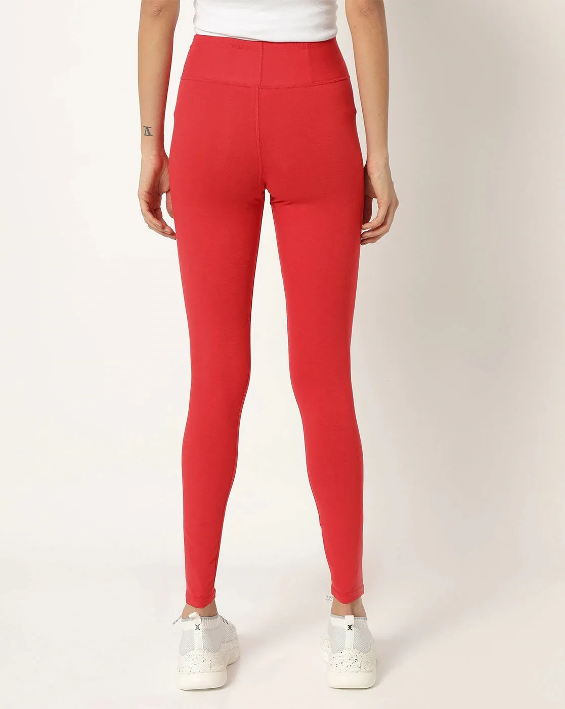 Adorna Active Leggings - Bloody Red