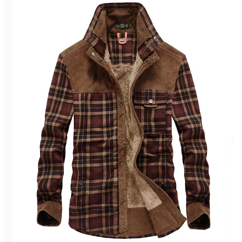 American Inner Winter Plaid Jacket