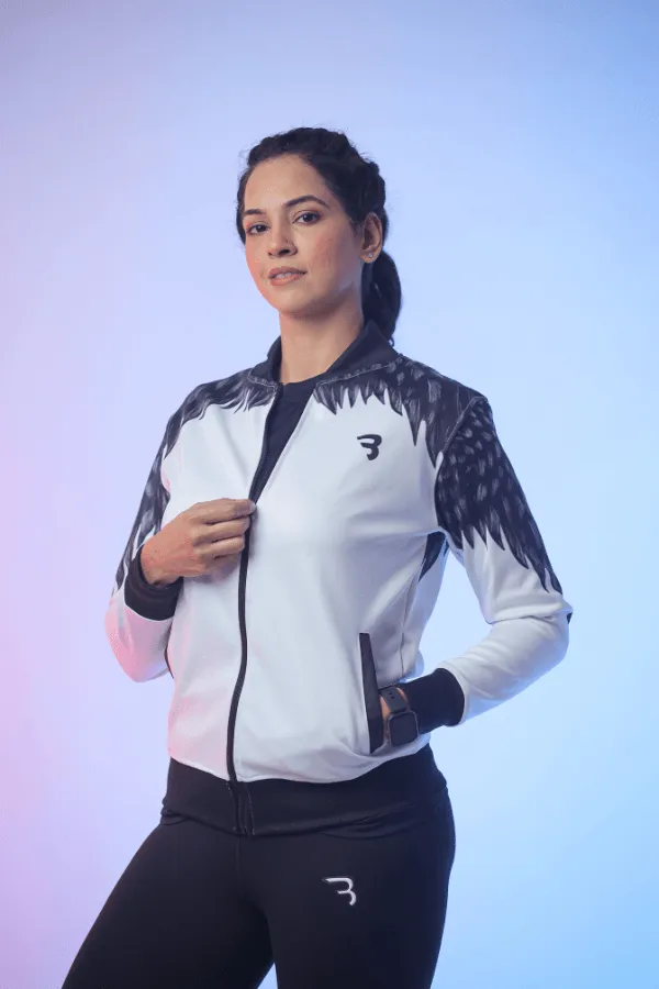 Arcticflex Feather White Zipper Jacket