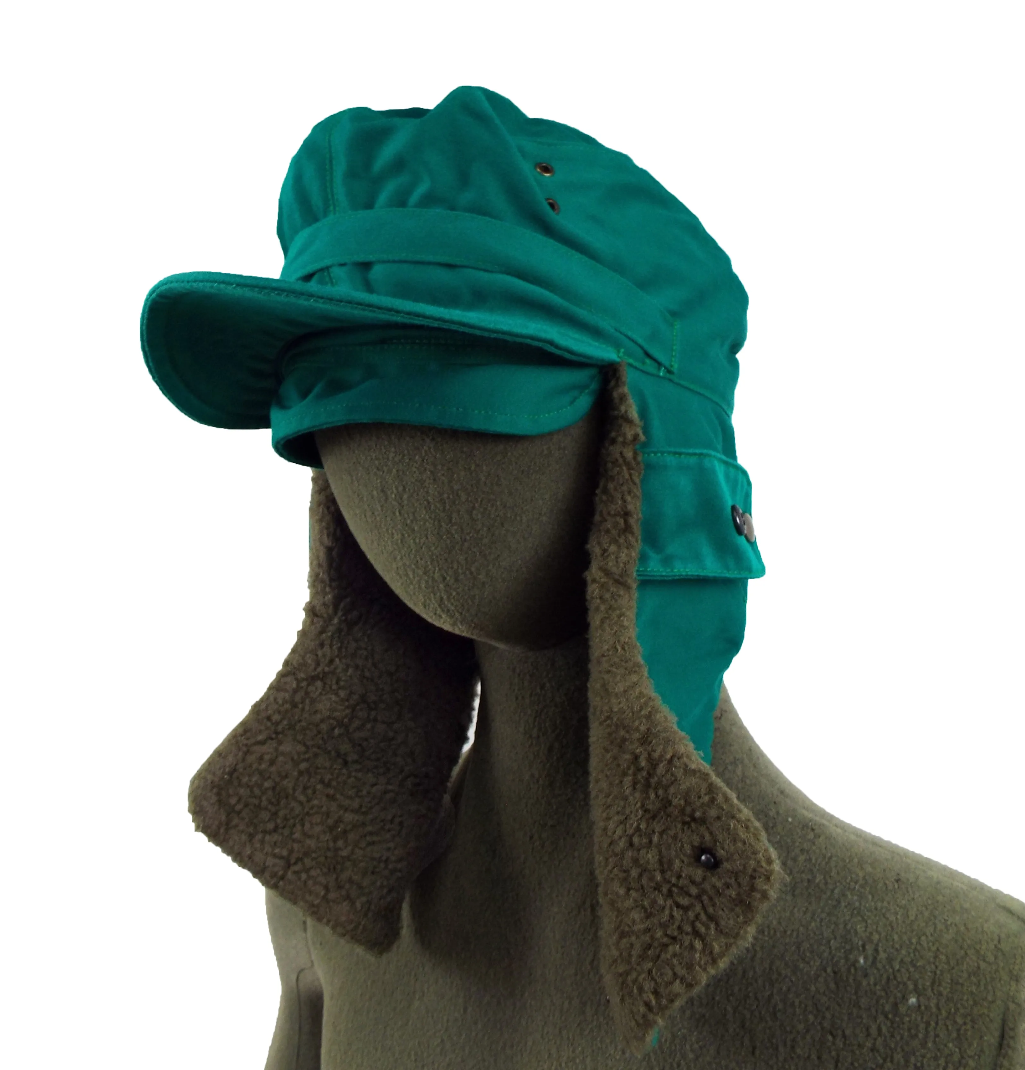 Austrian Army - Teal Green Cold Weather Hat - Super Grade