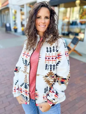 Aztec Printed Jacket