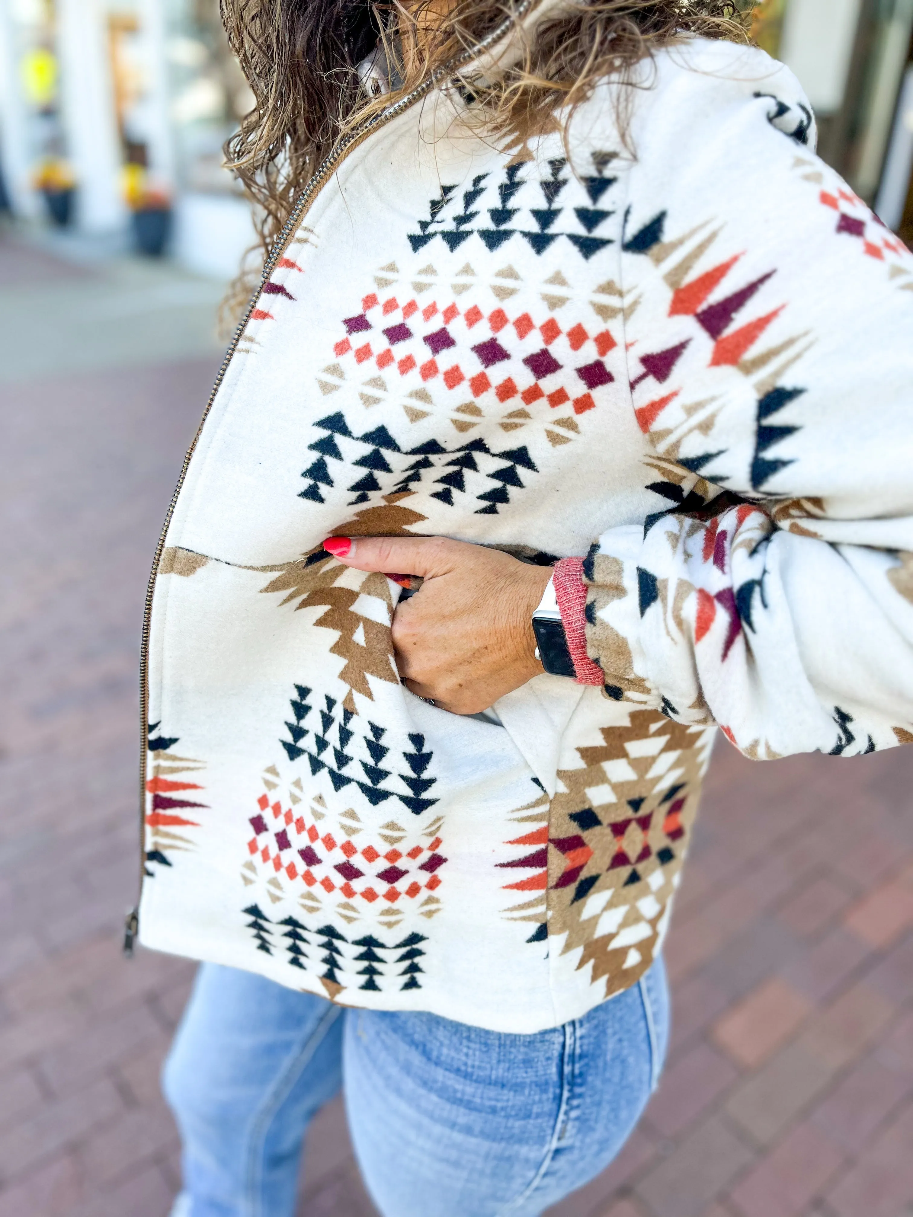 Aztec Printed Jacket