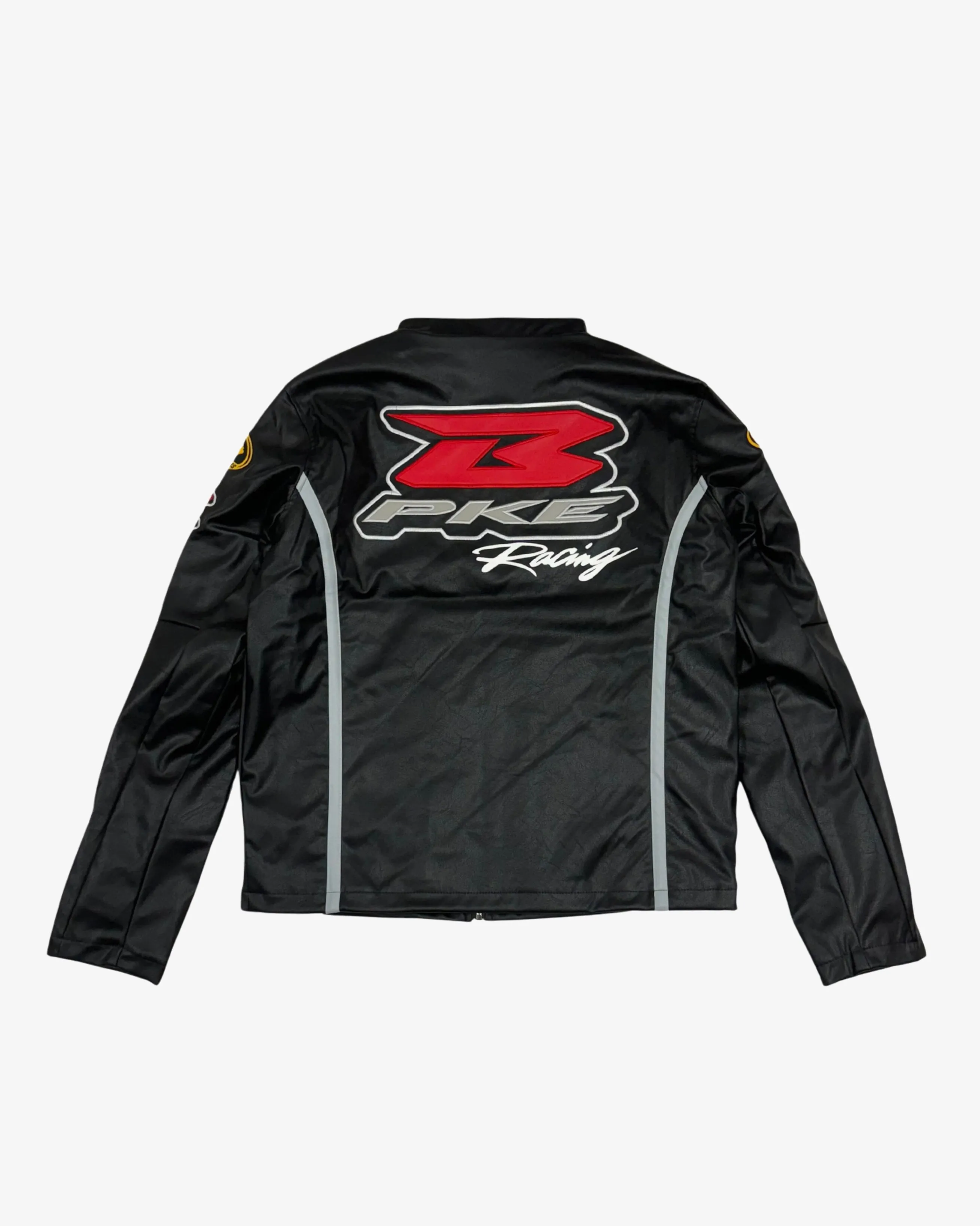 Black Pike Mens Racing Jacket