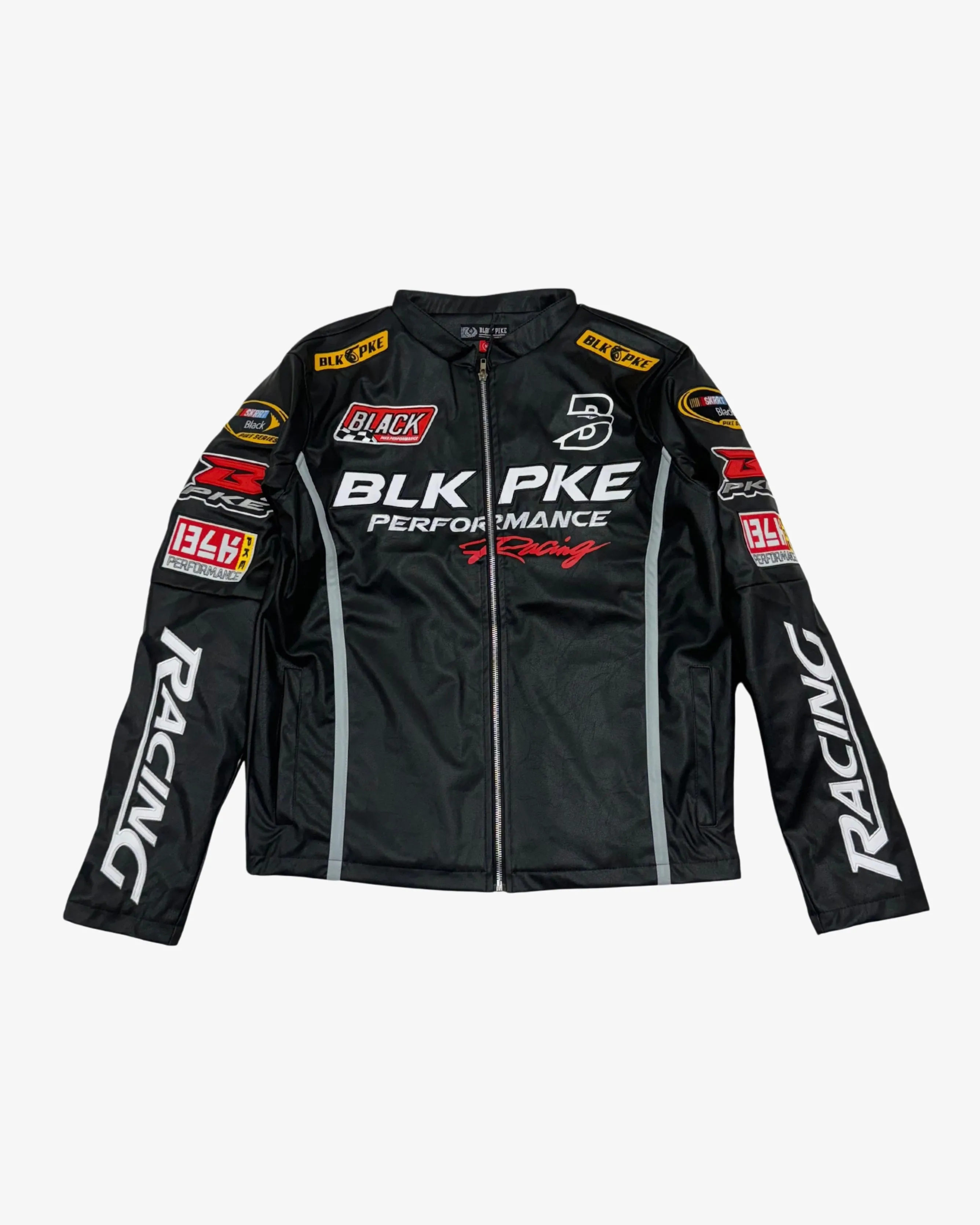 Black Pike Mens Racing Jacket