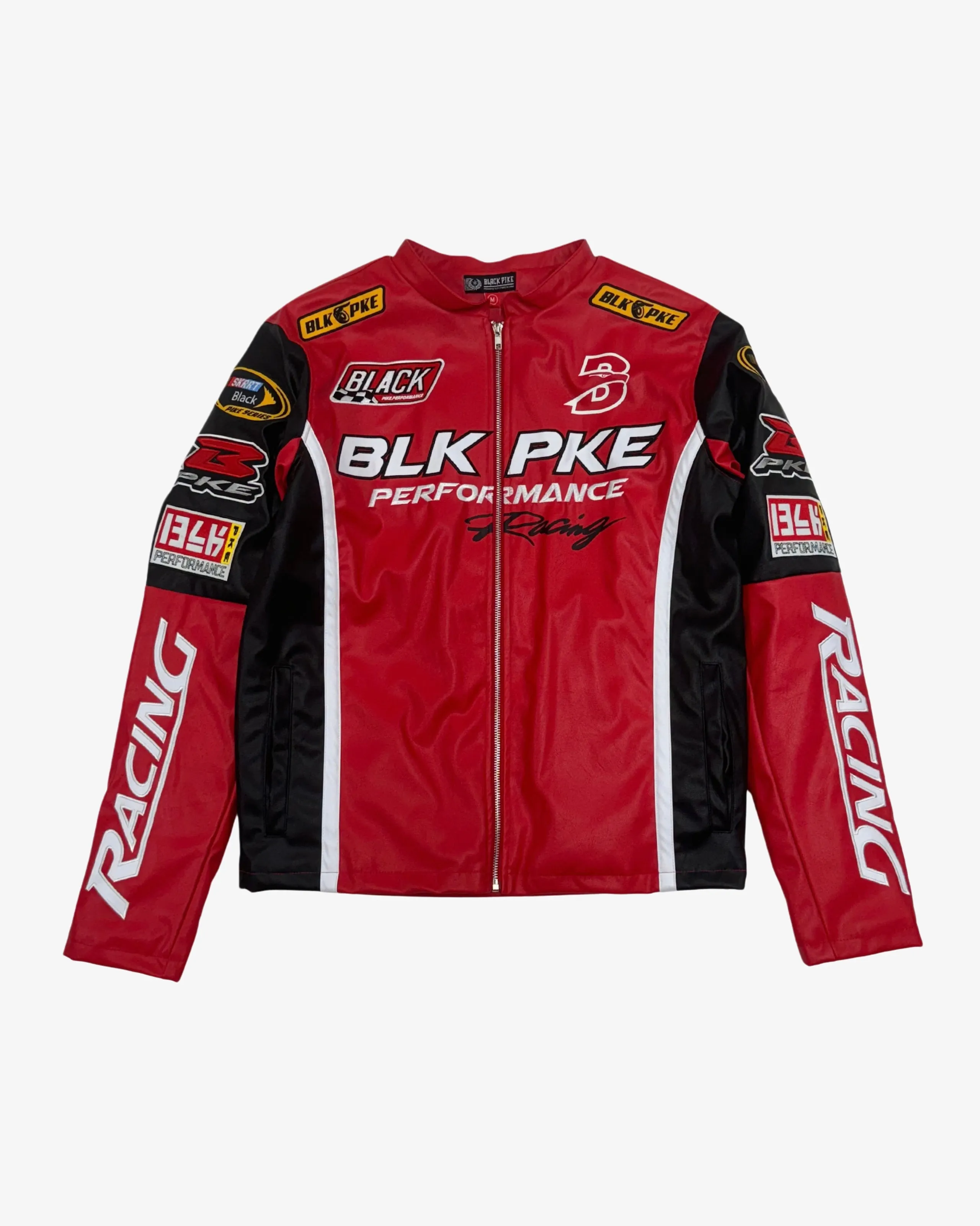 Black Pike Mens Racing Jacket