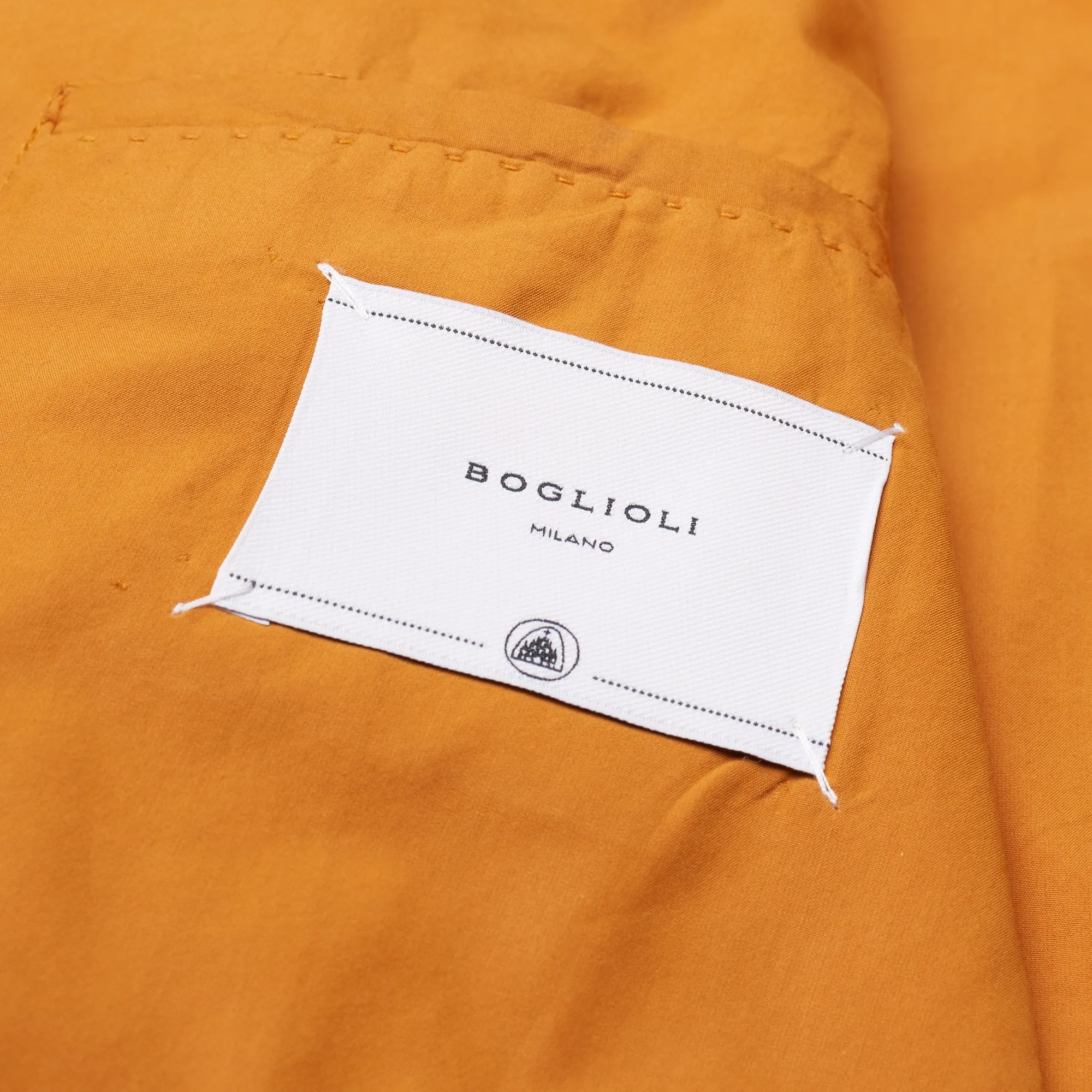 BOGLIOLI Milano "K.Jacket" Orange Cotton Unlined Jacket EU 48 NEW US 38