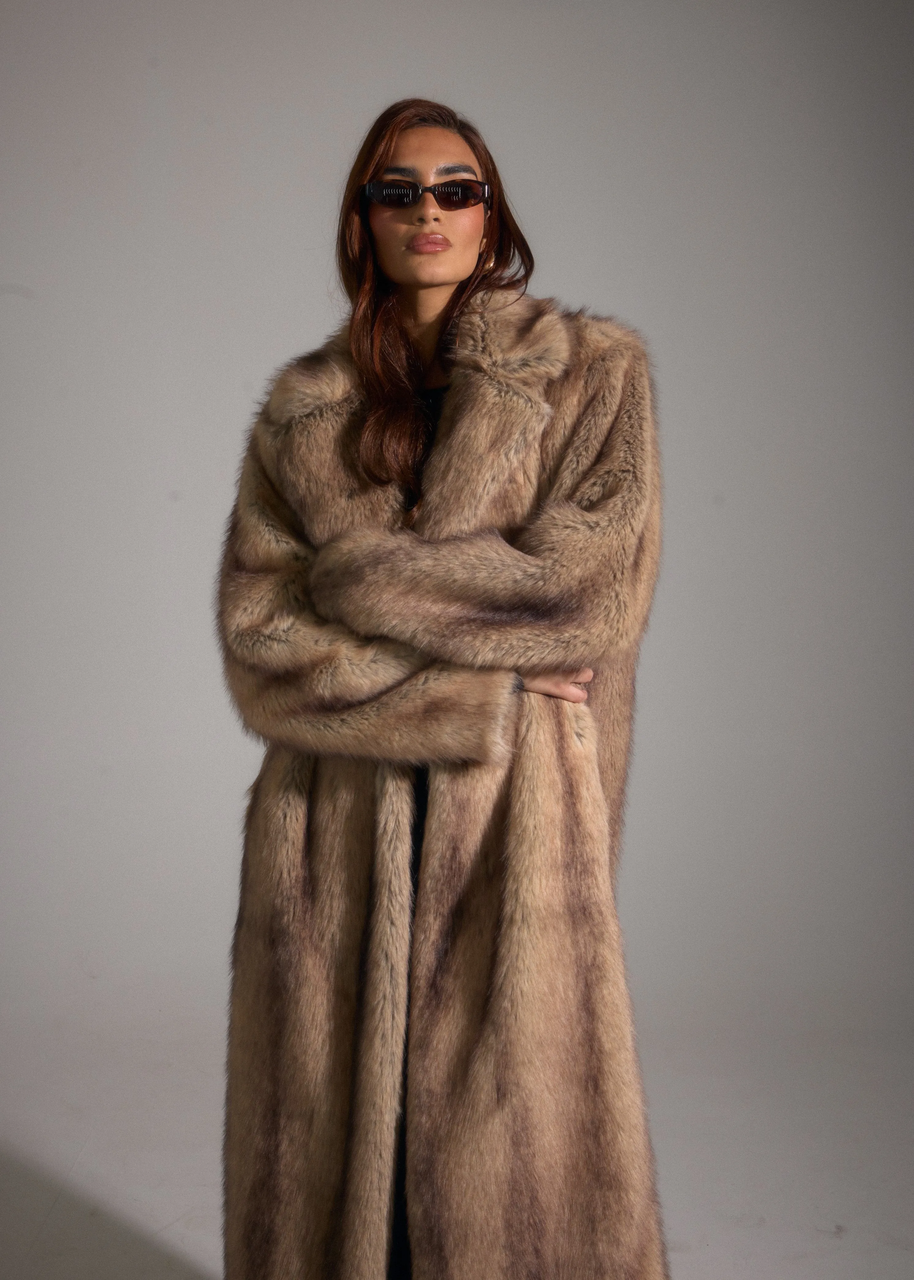 CARRIE FAUX FUR COAT