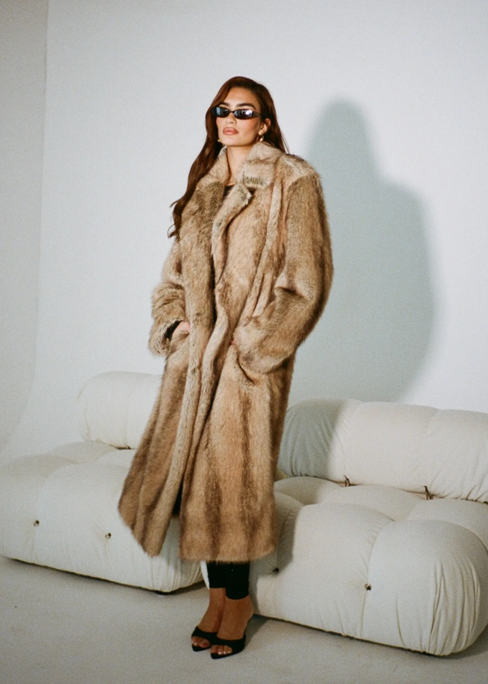 CARRIE FAUX FUR COAT