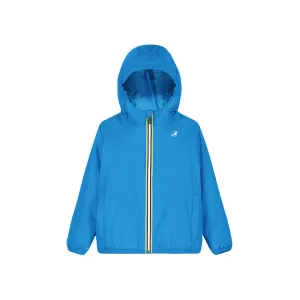 Claude - Kids Packable Full Zip Rain Jacket in Turquoise Dk