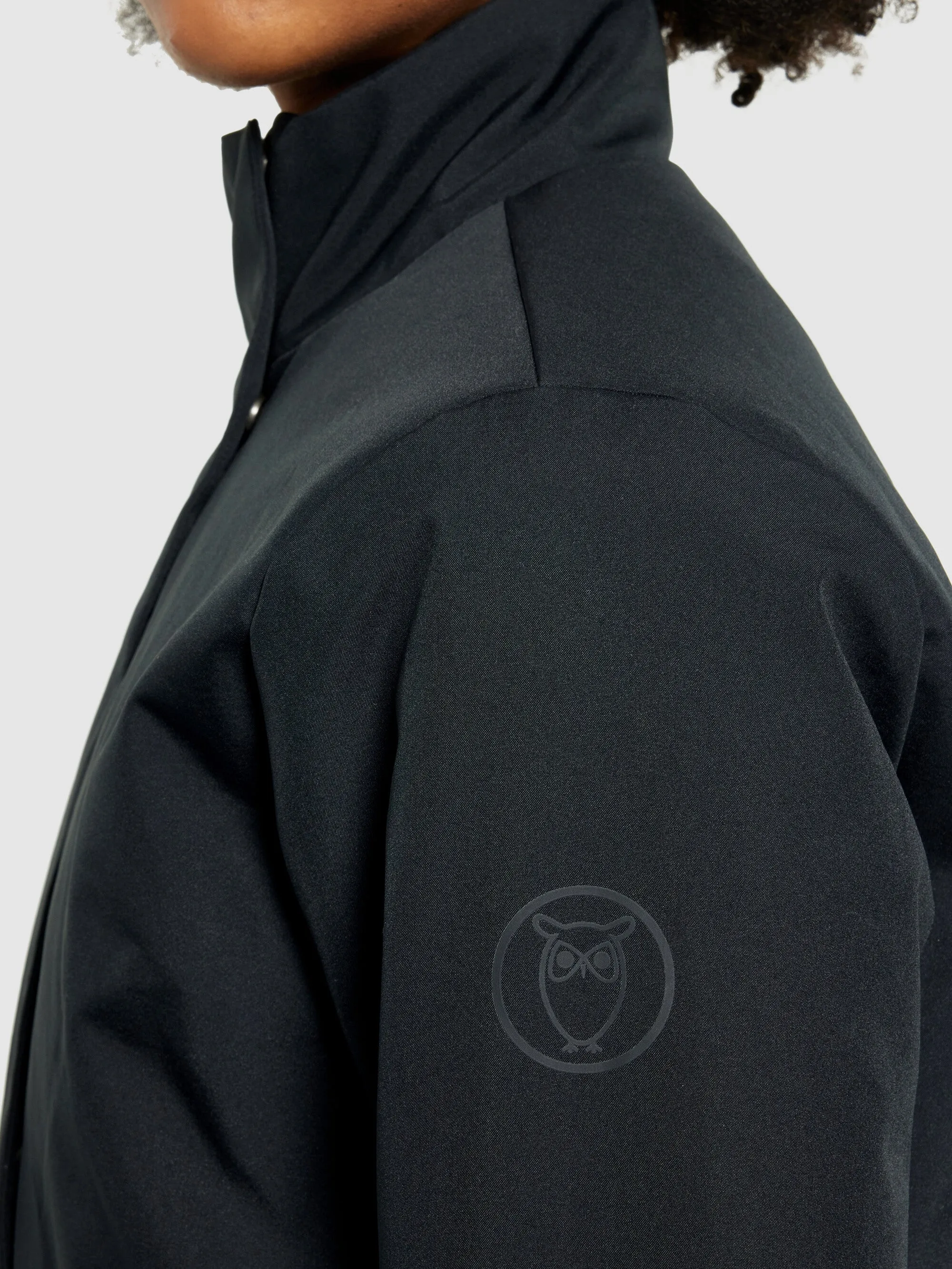 CLIMATE SHELL™ short jacket - GRS/Vegan - Black Jet