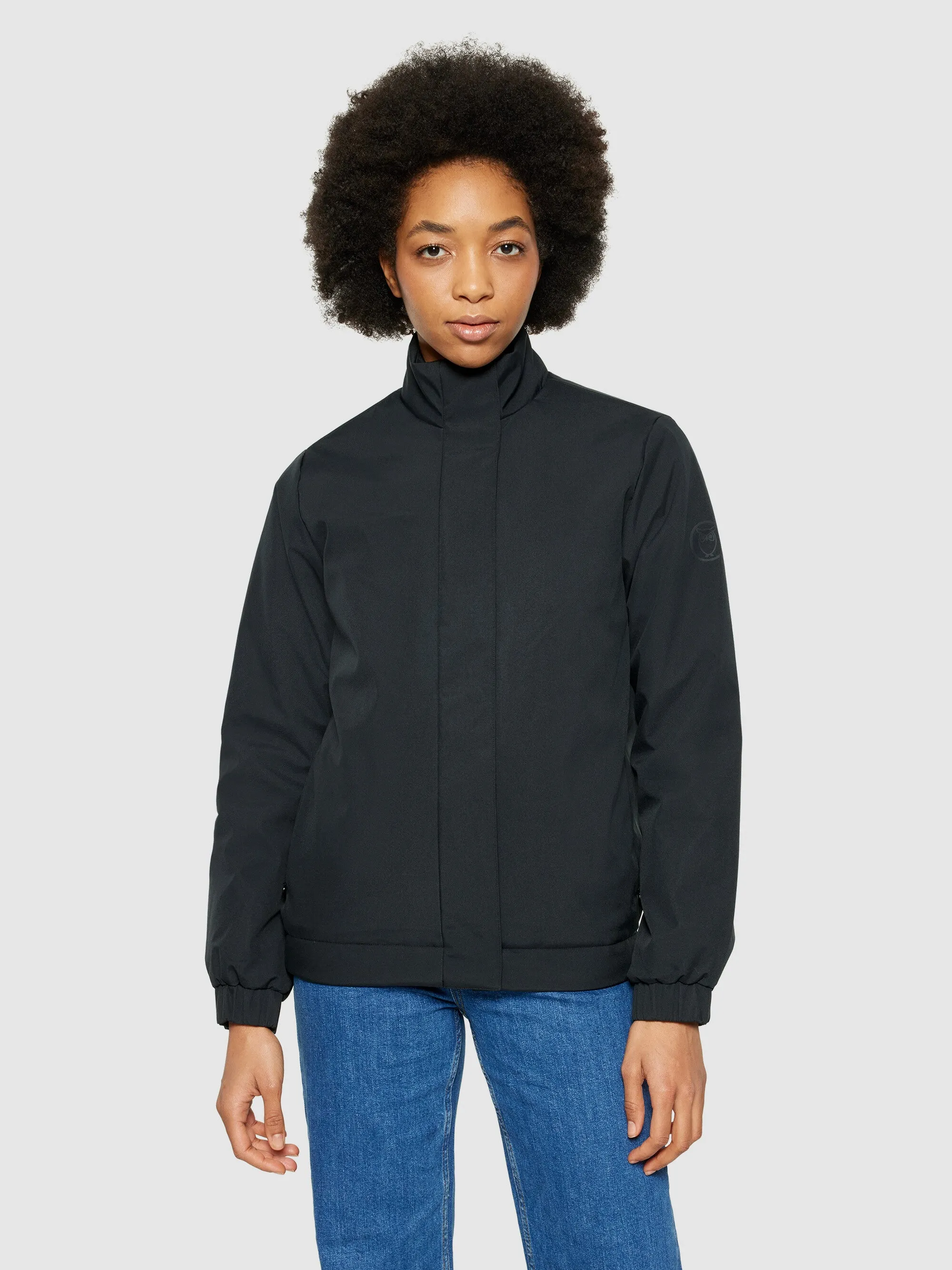 CLIMATE SHELL™ short jacket - GRS/Vegan - Black Jet