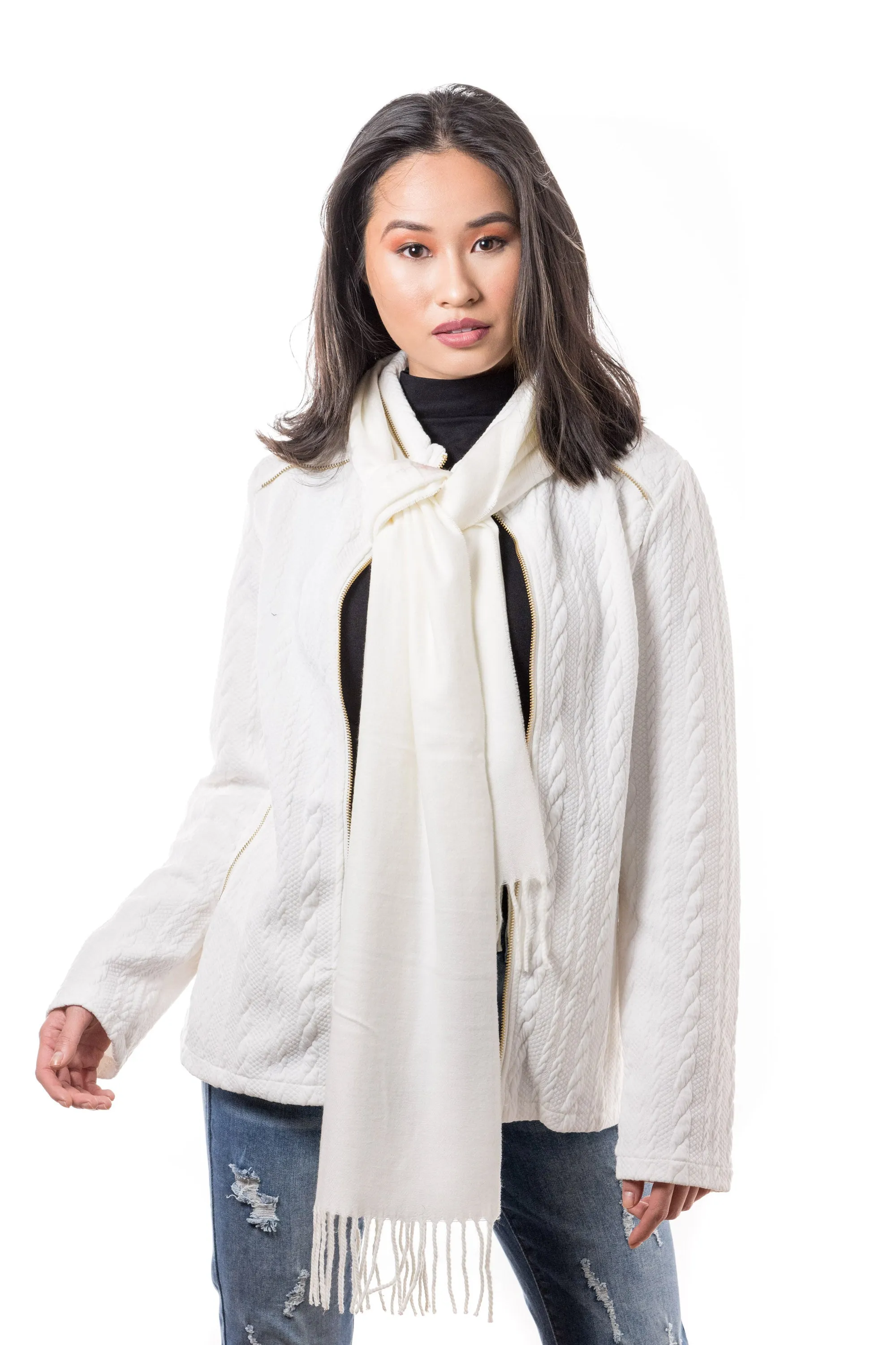 Eva Sweater- Jacket (Ivory)