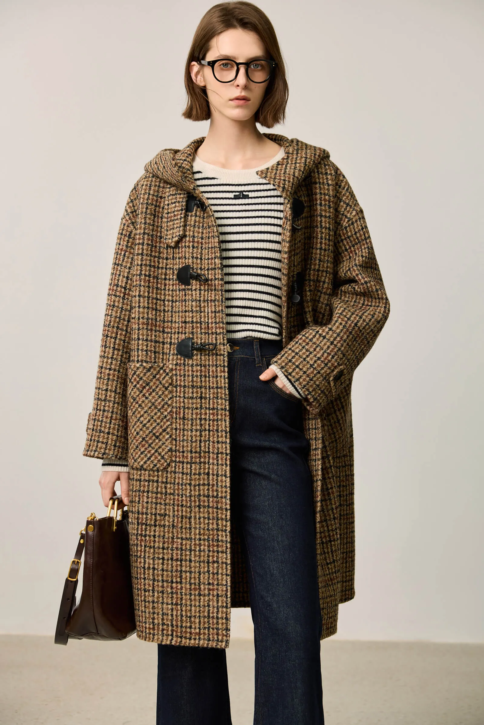 LILY Vintage Collegiate Wool Coat