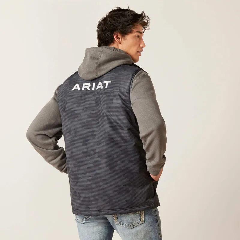 Men's Ariat Ebony Camo Team Logo Insulated Vest - 10046719