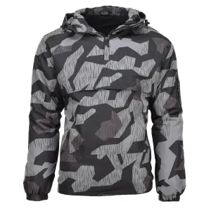 MIL-TEC Anorak jacket splinter night camouflage windproof hooded warm sportswear