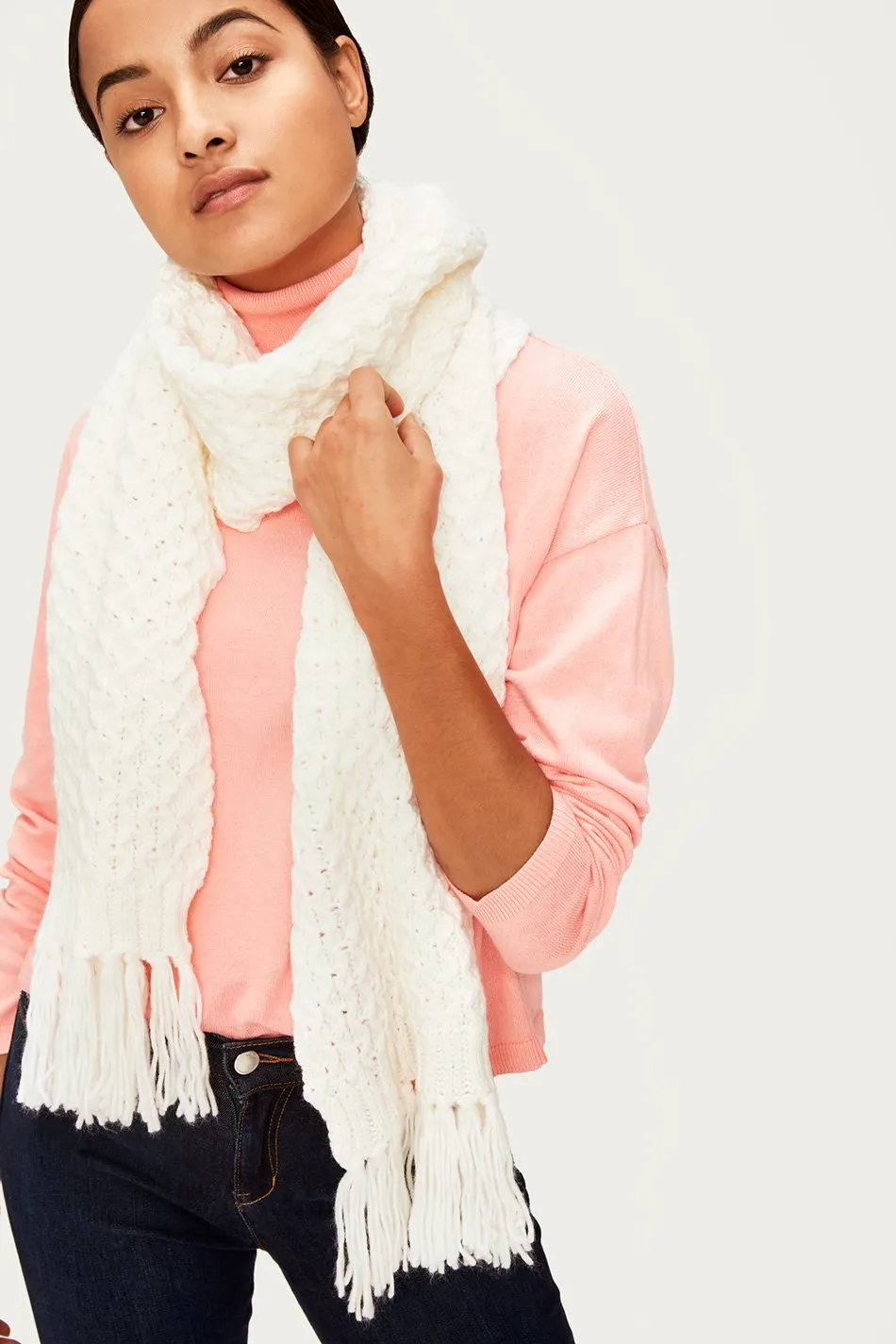 POP CORN KNITWEAR SCARF