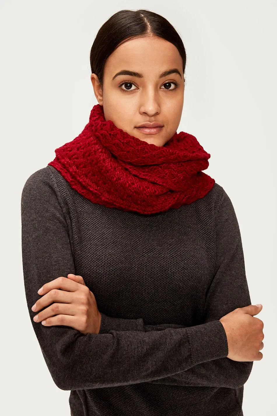 POP CORN KNITWEAR SCARF