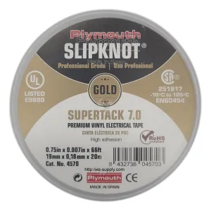 Professional Vinyl Electrical Tape, 7.0 mil, 3/4" X 66'