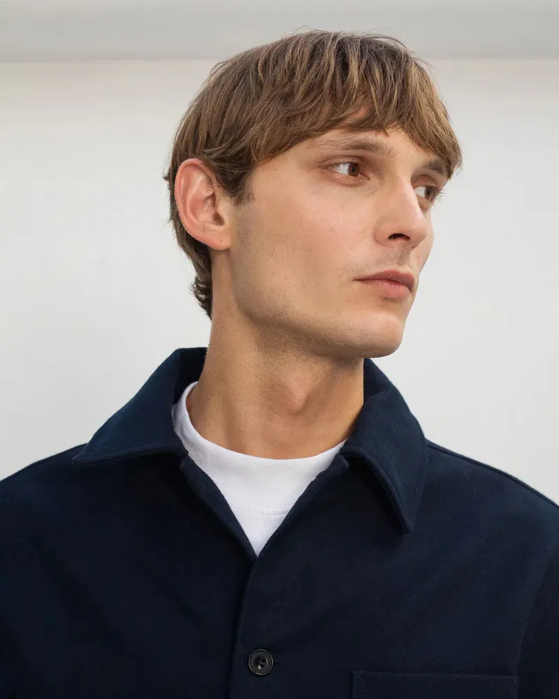 ROTHOLZ Moleskin overjacket soft navy unisex / men