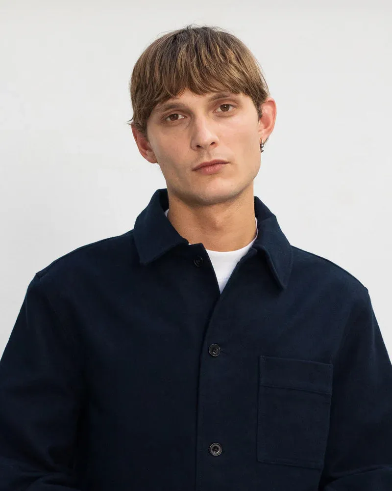 ROTHOLZ Moleskin overjacket soft navy unisex / men