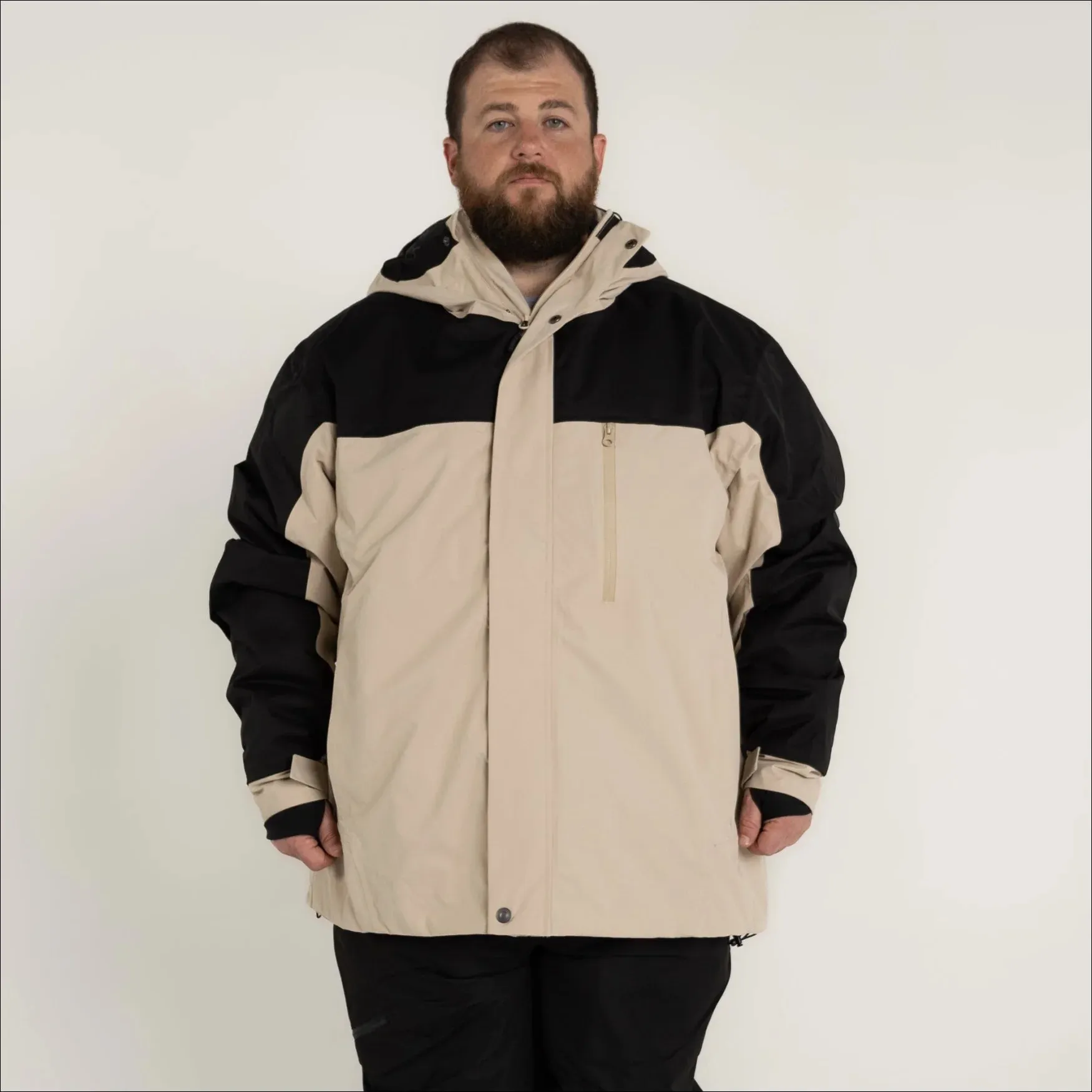 Snow Country Outerwear Mens Big 2XL-7XL Insulated Peak Winter Ski Jacket Snow Coat