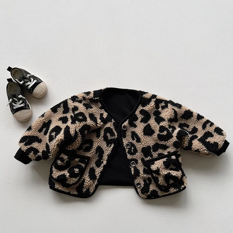 Thick Leopard  Jacket