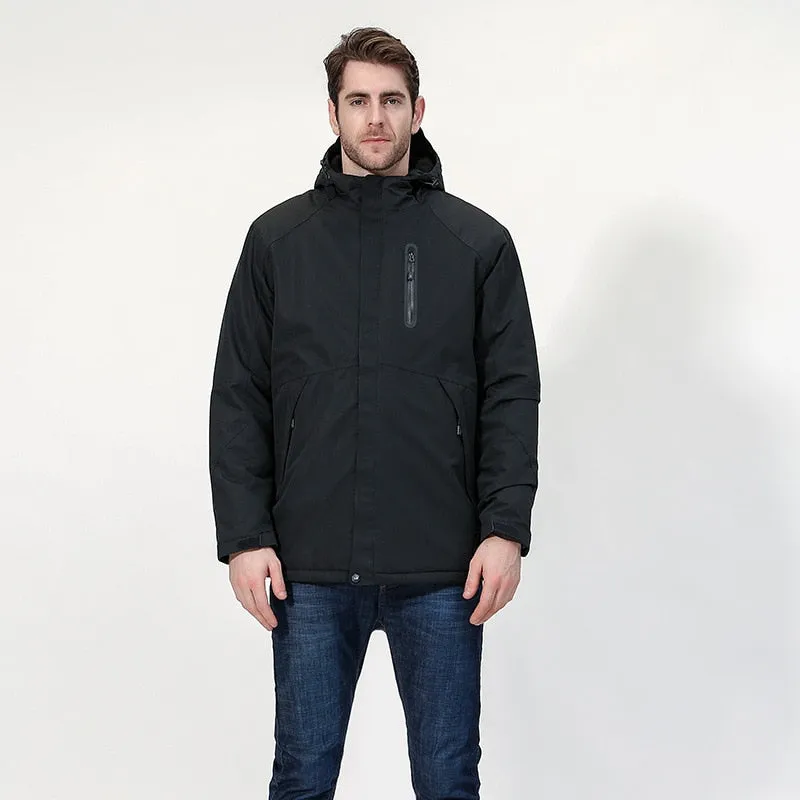 USB Heated Waterproof Jacket for Men Women