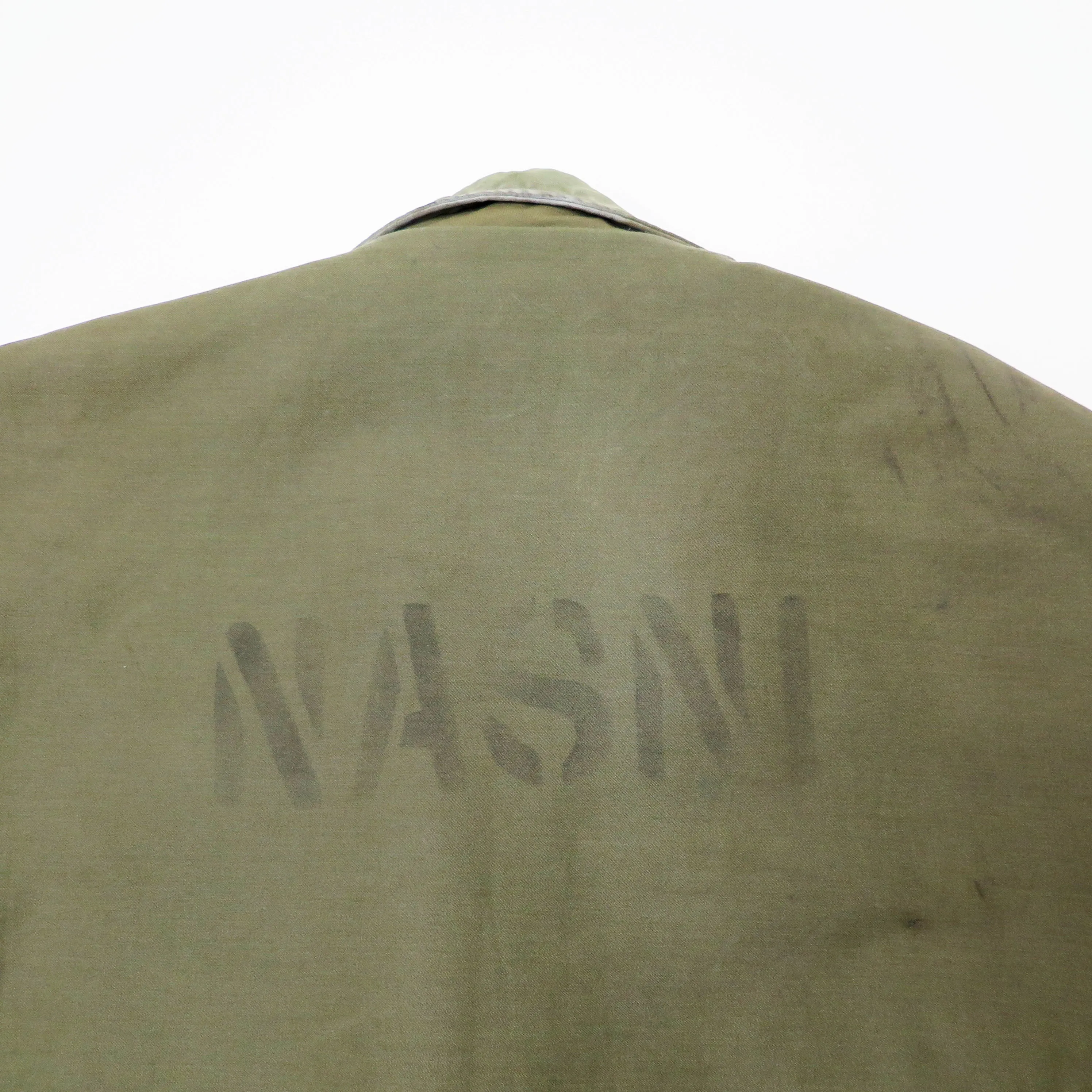 USN US NAVY DECK JACKET A-2 COLD WEATHER 1986 NASNI STENCIL SIZE 2XL XXL