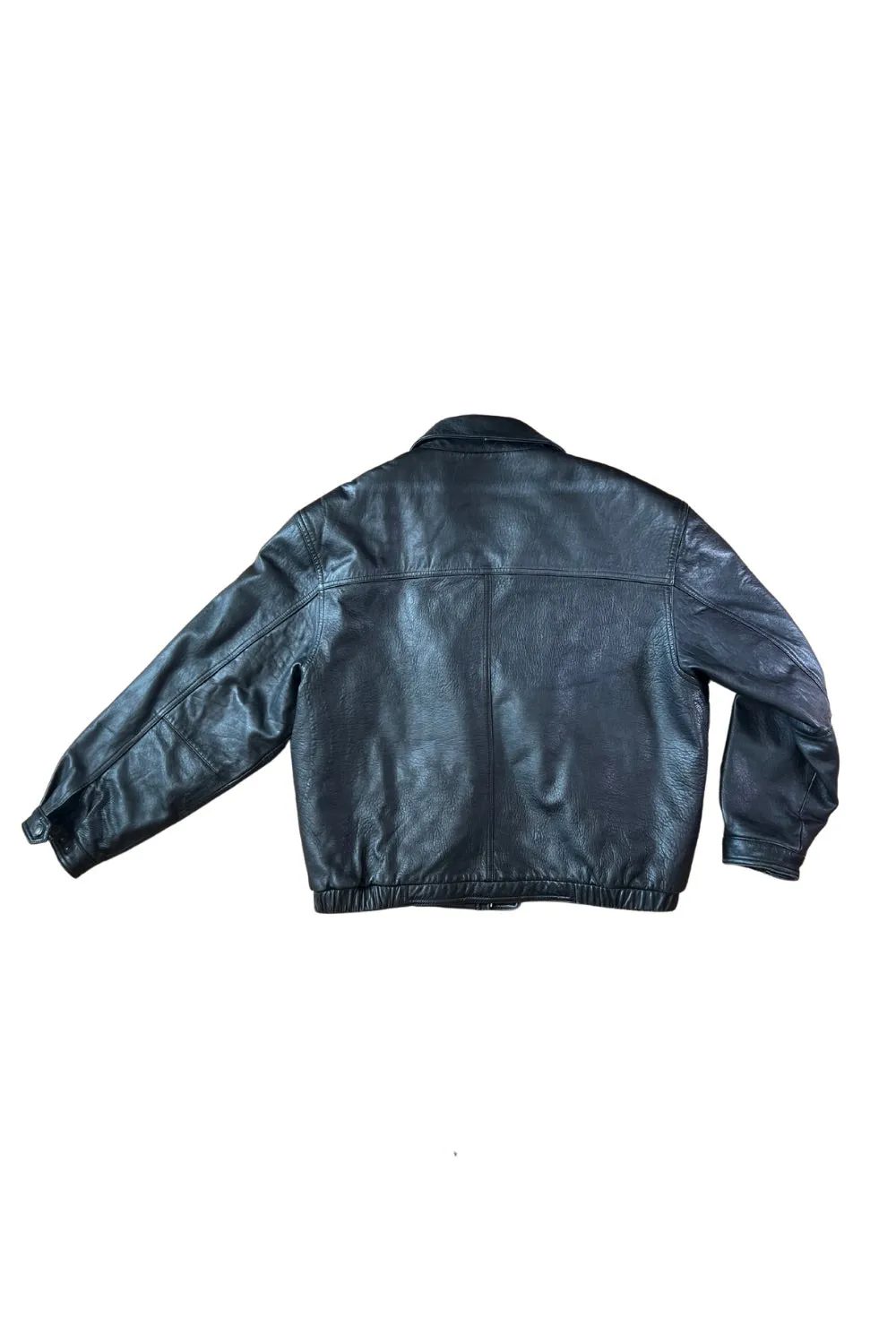 Vintage Members Only Leather Bomber